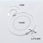 Bracelet Ancre Femme Argent