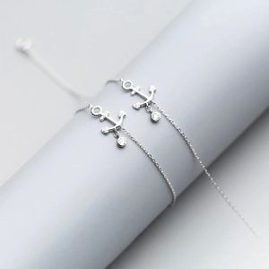 Bracelet Ancre Femme Argent 3