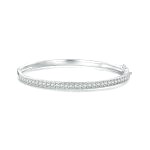 Bracelet Argent Diamant Femme
