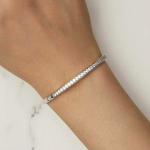 Bracelet Argent Diamant Femme 2