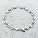 Bracelet Argent Femme Grain De Cafe 2