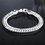 Bracelet Argent Femme Grosse Maille