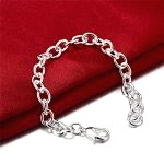 Bracelet Argent Femme Grosse Maille 4