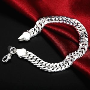 Bracelet Argent Femme Grosse Maille 5