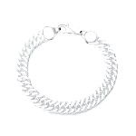 Bracelet Argent Femme Grosse Maille 6
