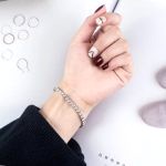 Bracelet Argent Zirconium Femme 3