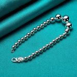Bracelet Boule Argent Femme 2