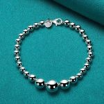 Bracelet Boule Argent Femme 3