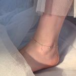 Bracelet Cheville Argent 8