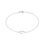 Bracelet Coeur Argent