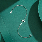 Bracelet Croix Argent Femme