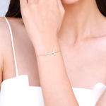 Bracelet Croix Argent Femme 2
