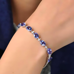Bracelet Femme Argent Avec Pierre