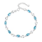 Bracelet Femme Argent Avec Pierre 6