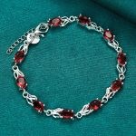 Bracelet Femme Argent Avec Pierre 9