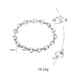 Bracelet Graine De Cafe Argent Homme