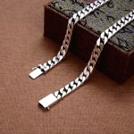Bracelet Homme Argent Grosse Maille