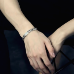 Bracelet Homme Argent Grosse Maille
