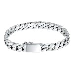 Bracelet Homme Argent Grosse Maille 2