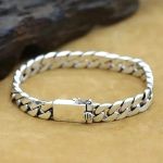 Bracelet Homme Argent Grosse Maille 3