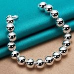 Bracelet Homme Boule Argent