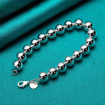 Bracelet Homme Boule Argent 2