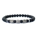 Bracelet Homme Pierre Et Argent 2