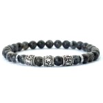 Bracelet Homme Pierre Et Argent 3