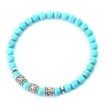 Bracelet Homme Pierre Et Argent 6