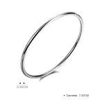 Bracelet Jonc Argent Femme