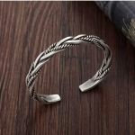 Bracelet Jonc Argent Homme