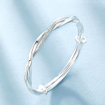 Bracelet Multirang Argent Femme 2
