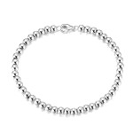 Bracelet Perle Argent Homme