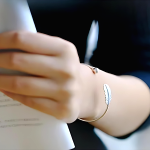 Bracelet Plume Argent 3