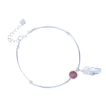 Bracelet Plume Argent 5