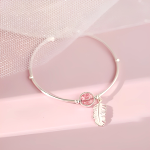 Bracelet Plume Argent 7