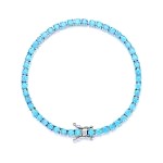 Bracelet Turquoise Veritable Et Argent