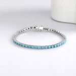 Bracelet Turquoise Veritable Et Argent 5