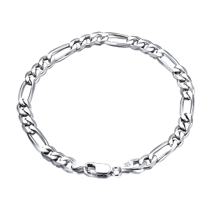 Gourmette Bracelet Homme Argent 2